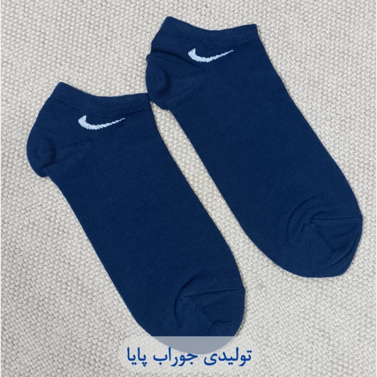 جوراب مچی سرمه ای طرح نایکی برای مردان ورزشکار