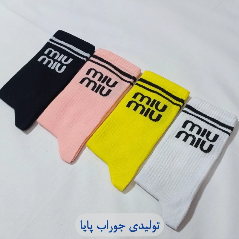 جوراب دخترانه پک 12عددی میو میو