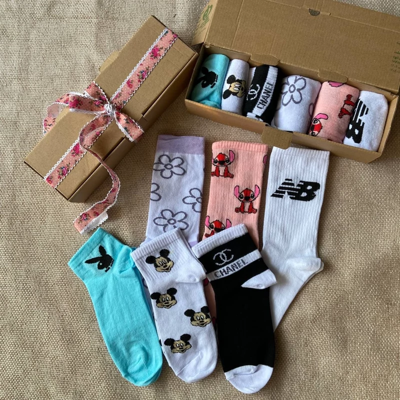 پک 6عددی جوراب دخترانه کد b05