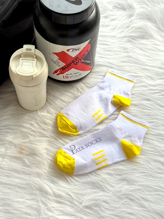 پک جوراب نیم ساق چهار رنگ زنانه با طراحی مینیمال